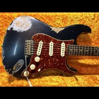 Fender Custom Shop '62 Stratocaster Heavy Relic - Handwound PU's / Black