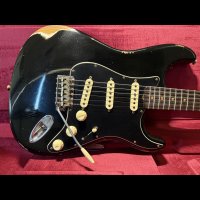 Fender Custom Shop LTD 1960 Dual-Mag Stratocaster  - Handwound PU's / Aged Black
