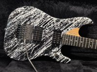Washburn Custom Shop N4 Nuno Bettencourt Signature / Black-White Splatter