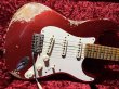 画像1: Fender Custom Shop '57 Stratocaster Heavy Relic - Handwound PU's / Candy Apple RED (1)